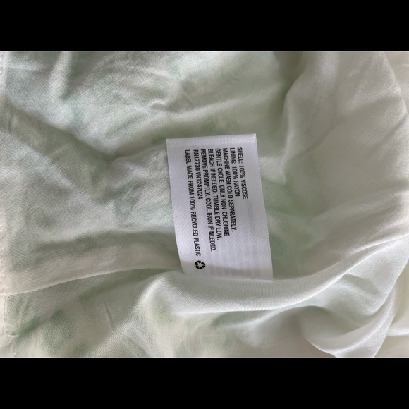 Rixo for target green leopard ruffled slip dress - Picture 9 of 9